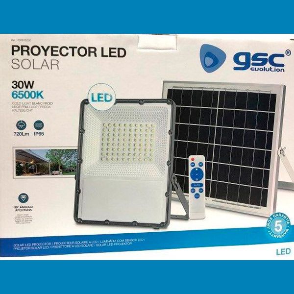 Proyector led solar